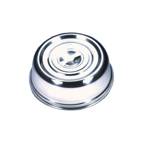 Round Stainless Steel Plate Cover For 10" Plates MM Catering Wholesale