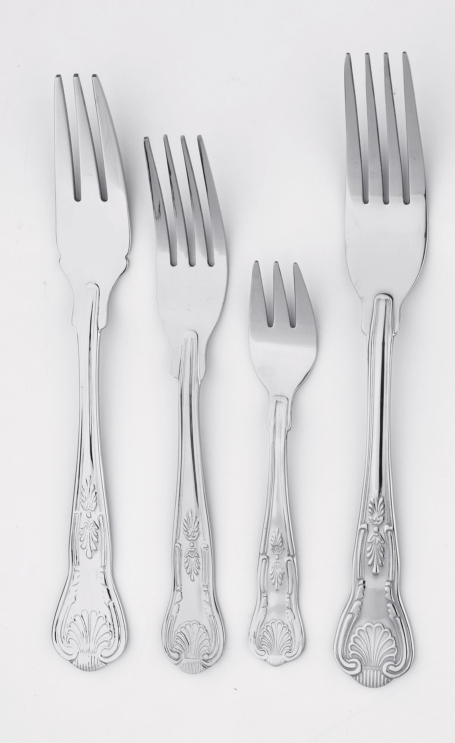 Kings Fish Fork Pack of 12 (170mm) MM Catering Wholesale