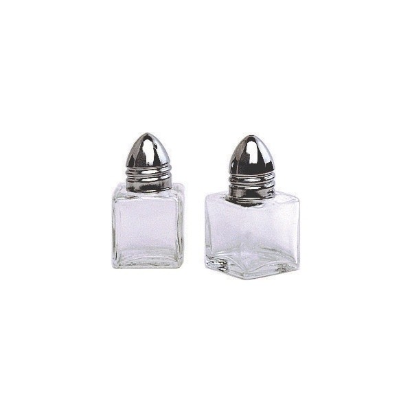 Individual Glass Pepper Pot 20 x 20 x 55mm - Nevilles Table Service