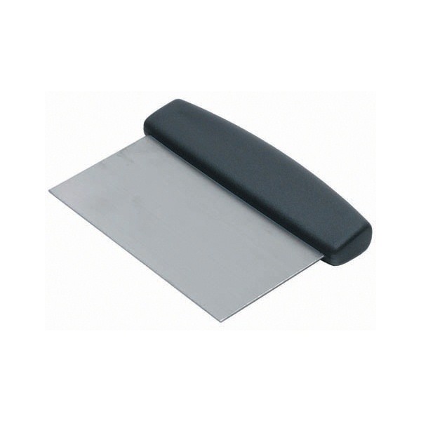 Dough Scraper Black Handle150 x 75mm - Nevilles Kitchen Utensils