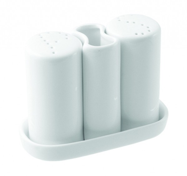 Royal Monaco China Salt, Pepper and Toothpick Set - Royal Monaco Table Service