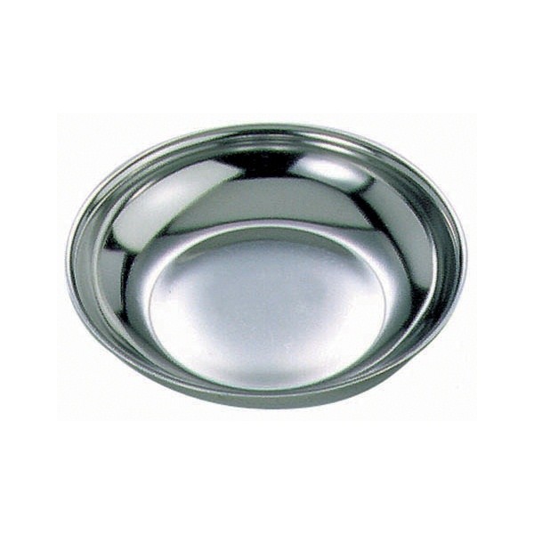 Stainless Steel Round Dish 4" - Nevilles Buckets & Bowls