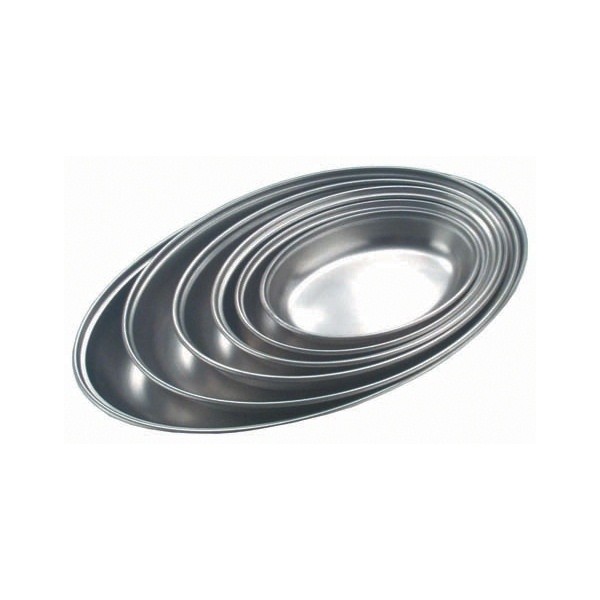 Stainless Steel Oval Veg Dish 7" (11061) - Nevilles Serving Dishes