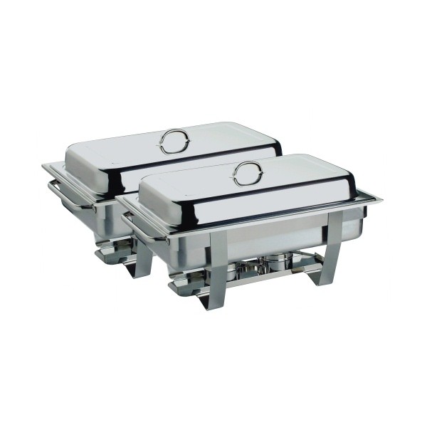 Twin Packfull Size Economy Chafing Dish - Nevilles Chafing Dishes & Fuel