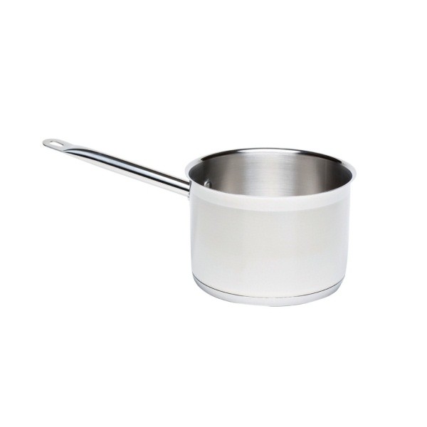 Genware Deep Saucepan(No Lid) - Nevilles Stainless Steel Pots & Pans