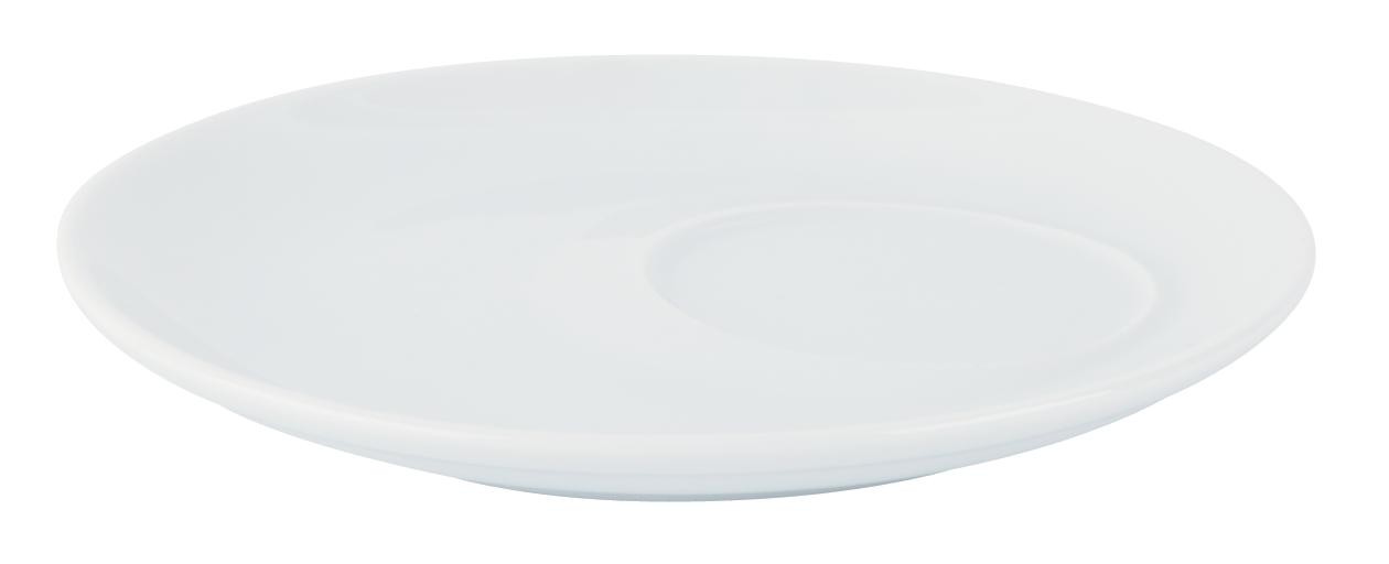 Porcelite Off Centre Saucer - DPS Cups & Saucers