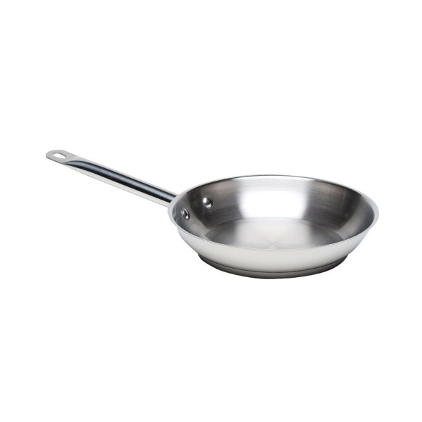 Genware Frypan (No Lid) 28cm Dia. 5.5cm High - Nevilles Stainless Steel