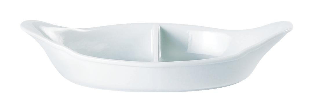 Oven To Tableware Divided Oval Eared Dish - DPS Oven to Tableware