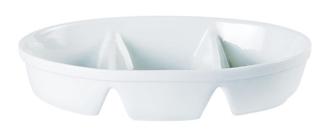 Oven To Tableware Oval Three Division Dishes - DPS Oven to Tableware