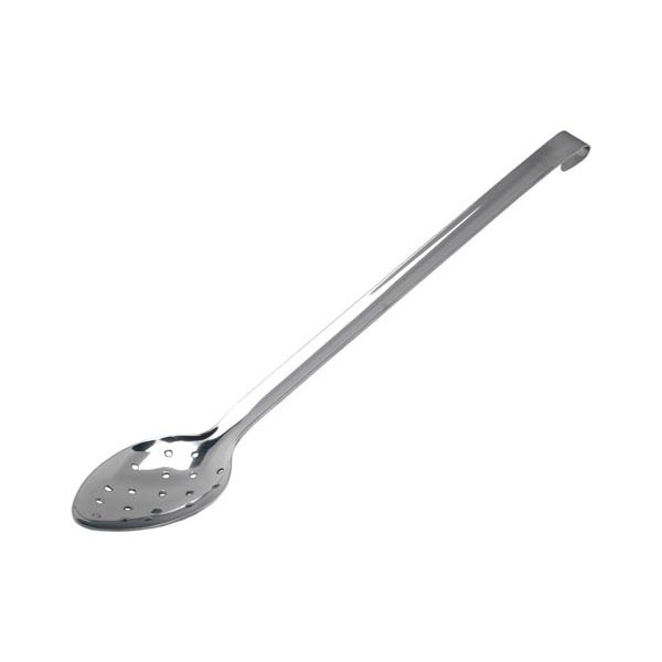 Stainless Steel Perforated Spoon 350ml With Hook Handle - Nevilles Kitchen Utensils