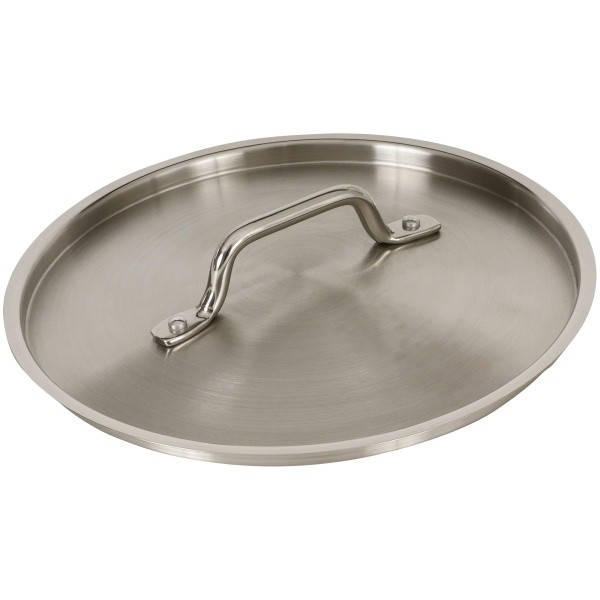 Genware Lid 28cm Dia. - Nevilles Stainless Steel Pots & Pans