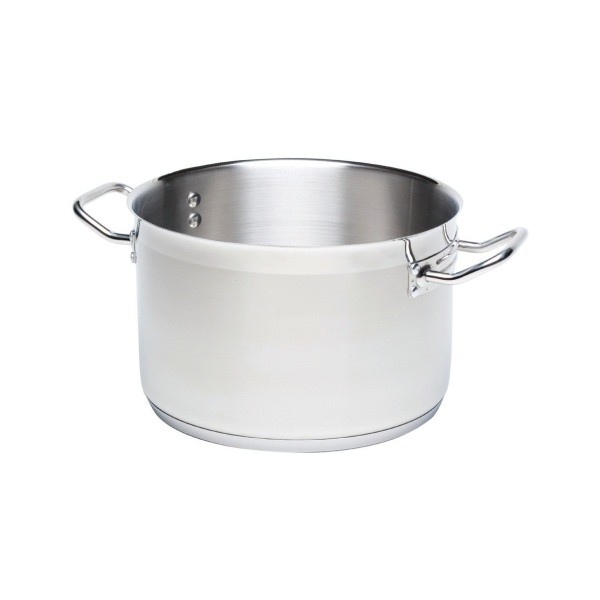 Genware L.Casserole(No Lid) 31 Ltr. 40cm Dia. 25cm High - Nevilles Stainless Steel Pots & Pans