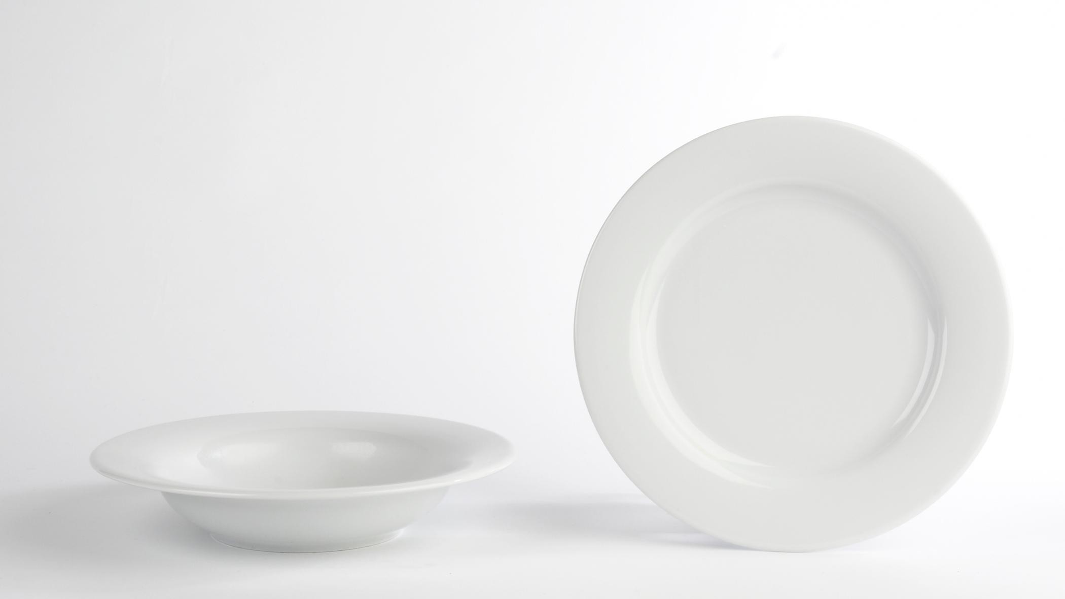 Porcelite Banquet Winged Pasta Plate - DPS Plates