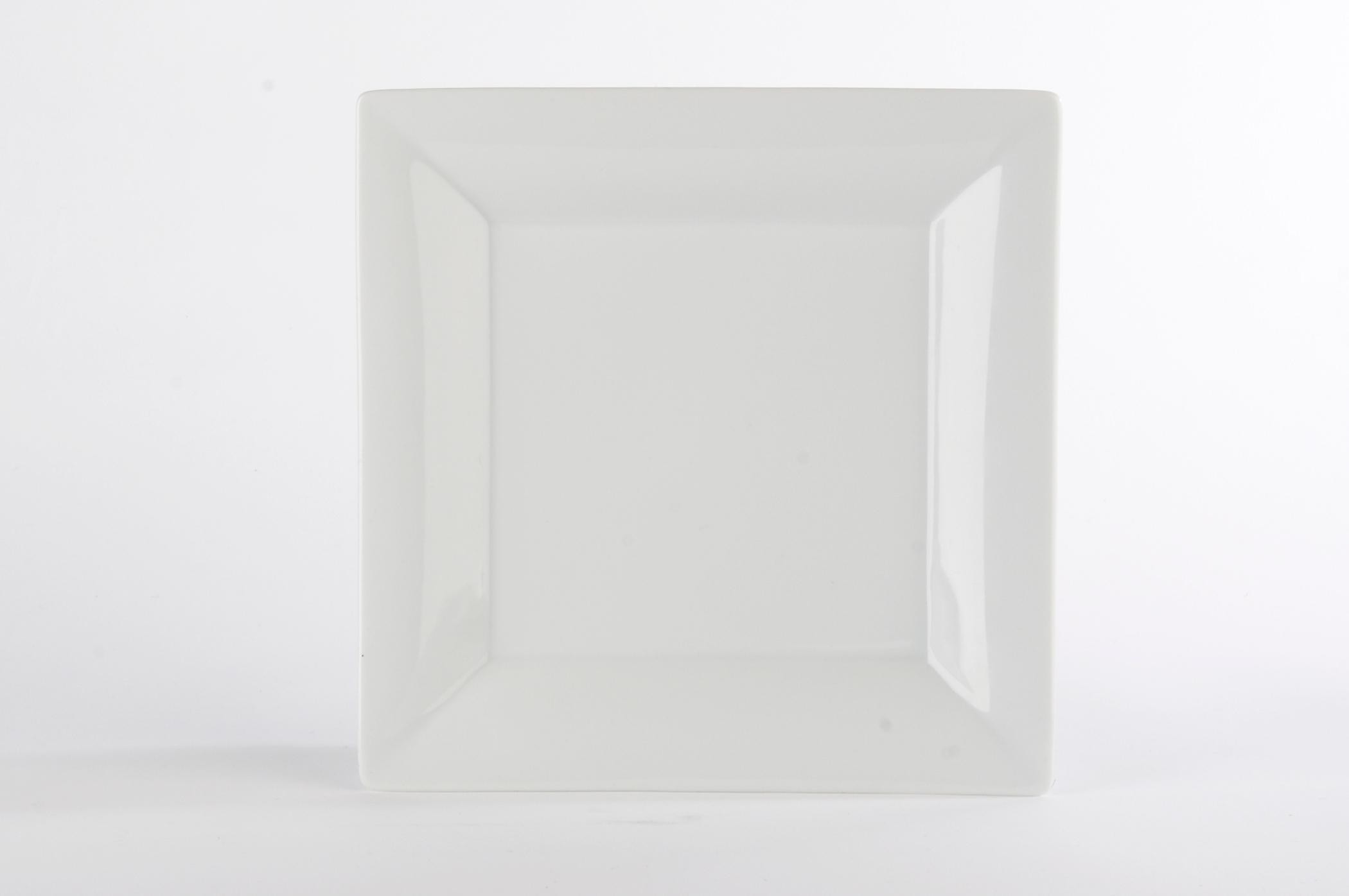 Porcelite Flat Square Plate - DPS Plates