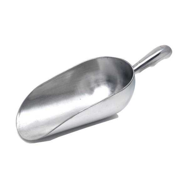 Aluminium Scoop 6" Scoop Length, 12Oz - Nevilles Kitchen Utensils