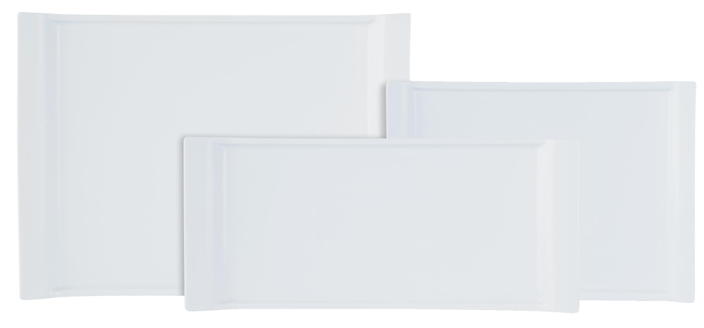 Porcelite Handled Rectangular Platter - DPS Porcelite Hotelware Range