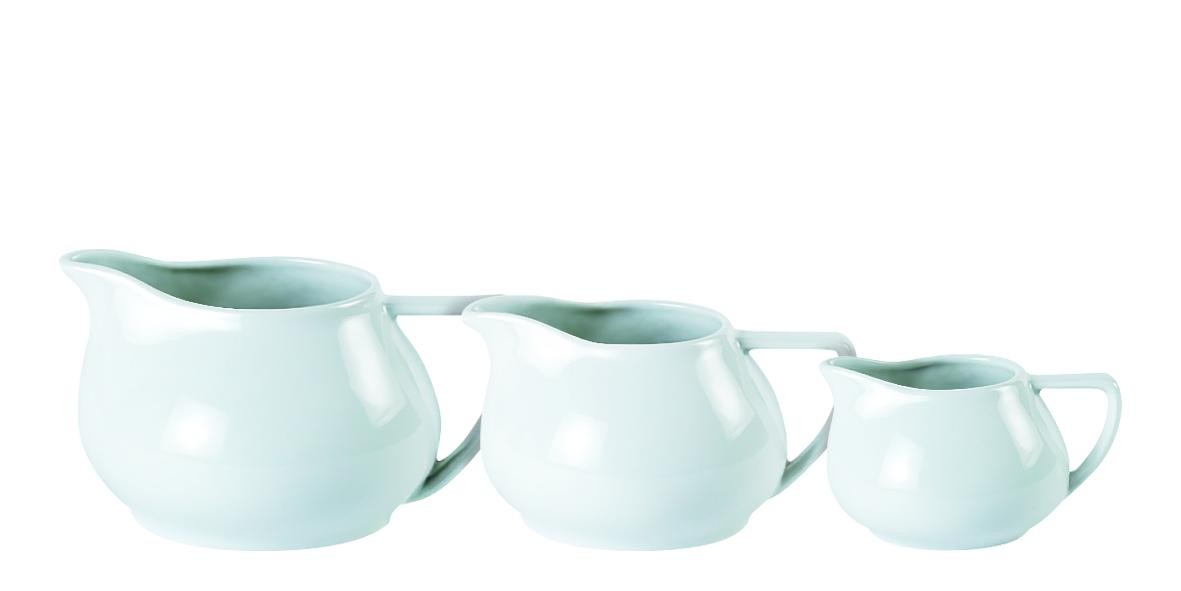 Porcelite Contemporary Style Milk Jug - DPS Porcelite Hotelware Range