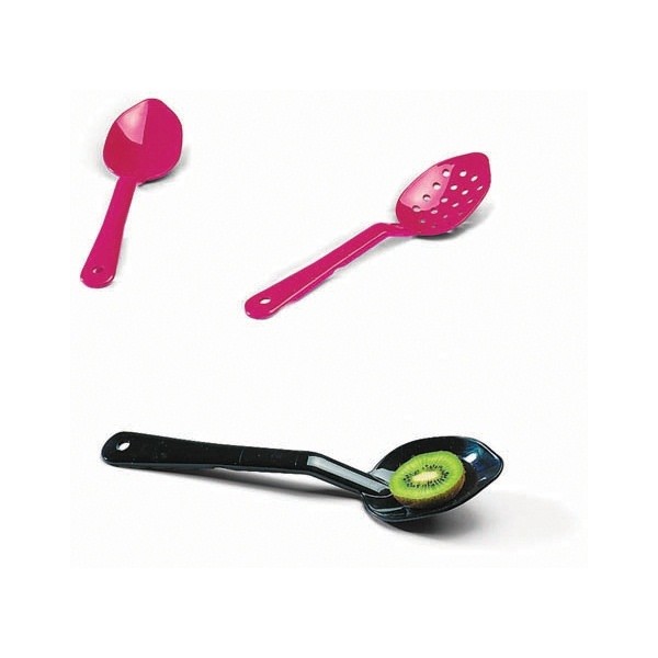Solid Spoon 11" Black PC - Nevilles Kitchen Utensils