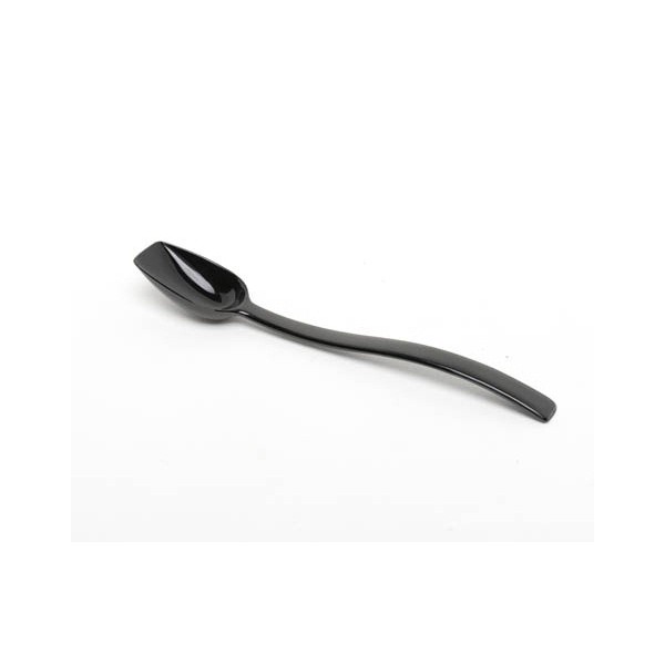 Salad Spoon Solid 1/2 Oz. Black 8" Long - Nevilles Kitchen Utensils