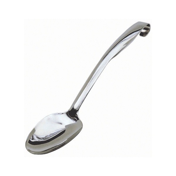 Genware Plain Spoon, 350mm - Nevilles Kitchen Utensils