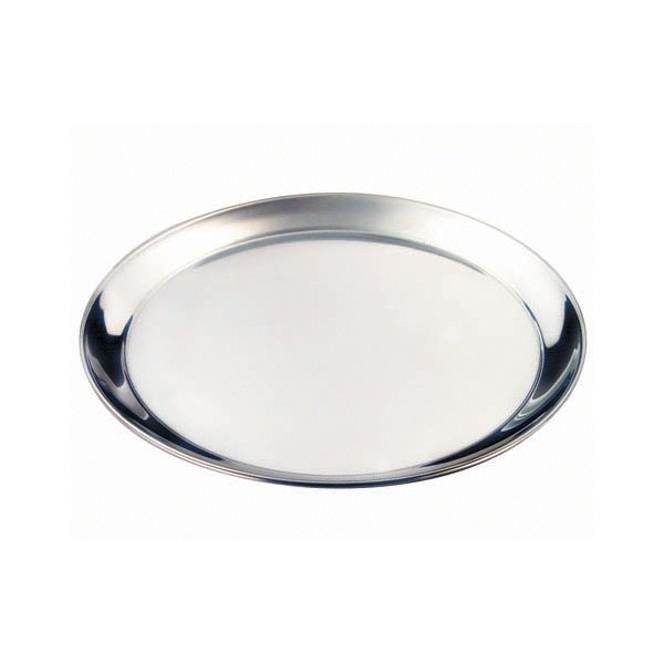 Stainless Steel 12" Round Tray 300mm - Nevilles Catering Trays