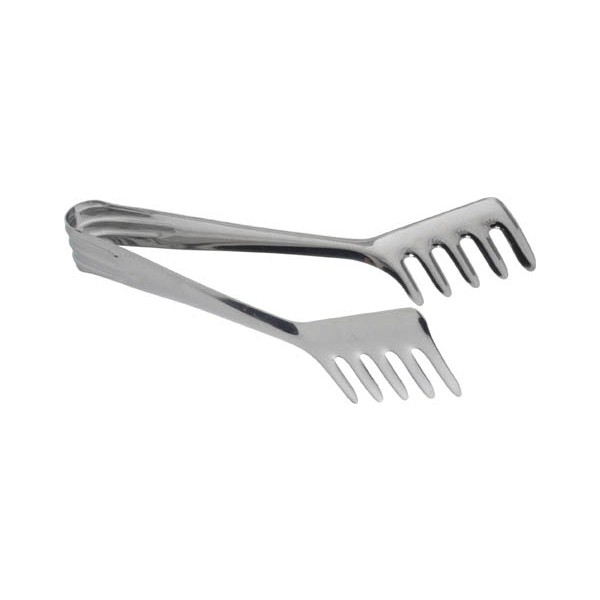 Stainless Steel Spagetti/Sausage Tongs 200mm 8" - Nevilles Serving Utensils