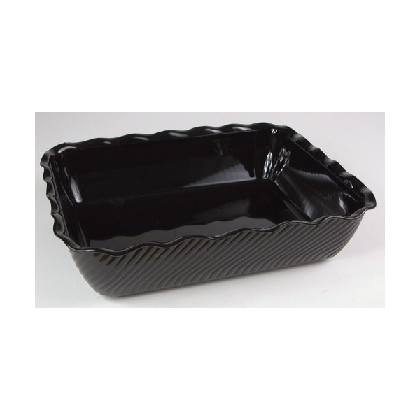 Crock 10 Ltr.b (4.5Kg) Tulip Black 331 x 263 x 82mm - Nevilles Buffet