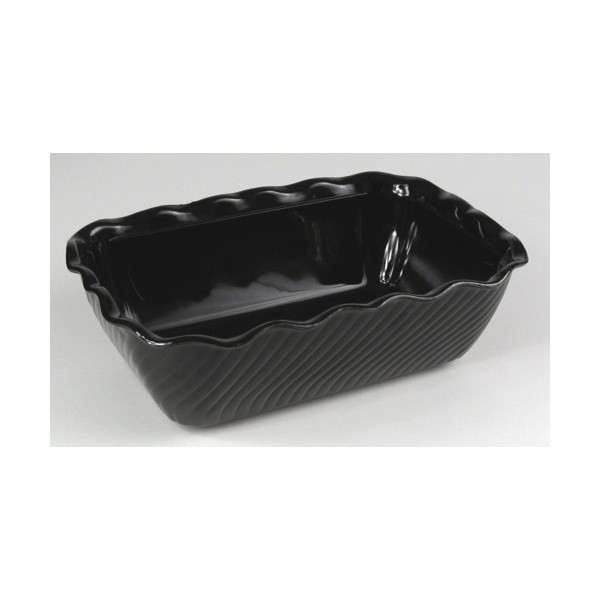 Crock 2.5 Ltr.b (1.1Kg) Tulip Black 158 x 127 x 89mm - Nevilles Buffet