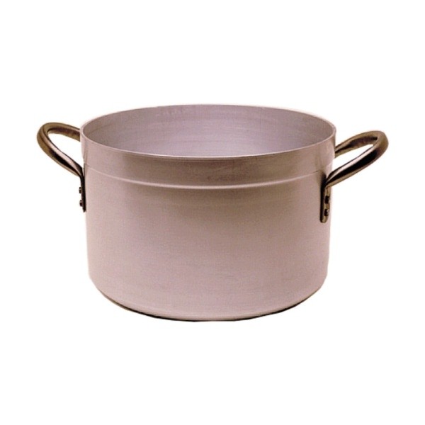 Genware Stewpan & Lid 22cm 5.5 Litre - Nevilles Aluminum Pots & Pans