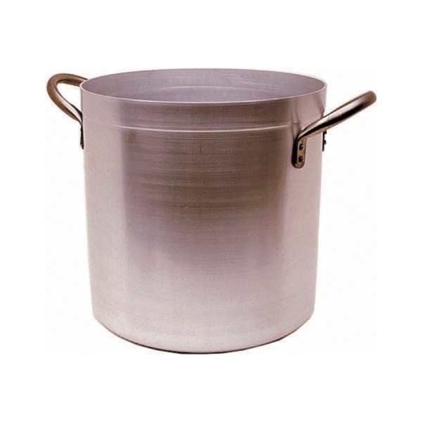 Genware Deep Stockpot & Lid 28cm 17 Litre - Nevilles Aluminum Pots & Pans