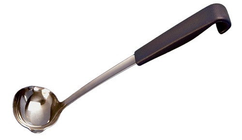 Le Buffet Sauce Ladle / 1.35oz : 9" (Handle). 230mm (Handle). - Samuel Groves Serving Utensils