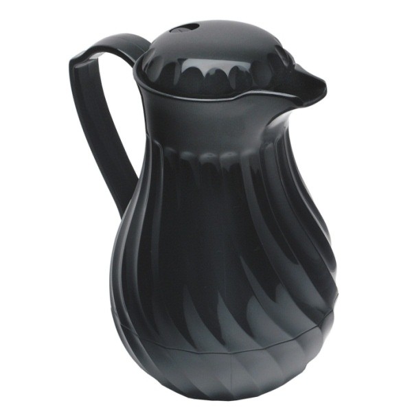 Insulated Beverage Server Black 40Oz 1.2 Ltr. - Nevilles Airpot Flasks & Vacuum Dispensers