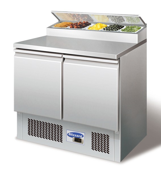 Blizzard Prep Top Compact Gastronorm counter - Blizzard Bench Fridges