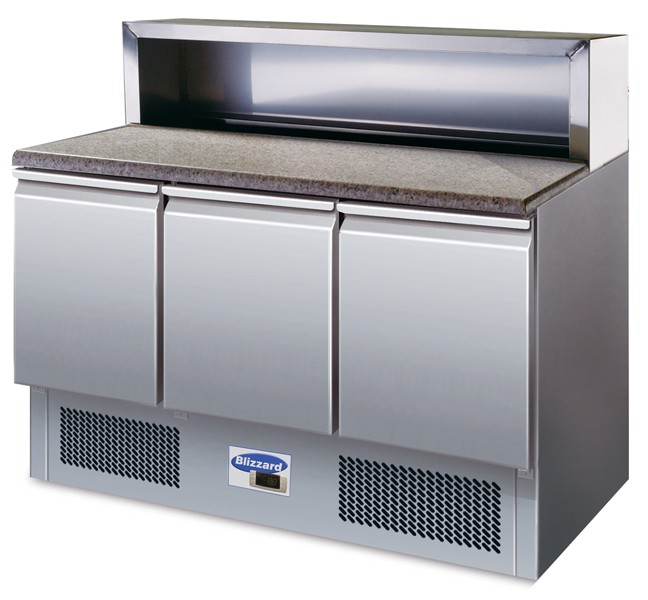 Blizzard Prep Top Compact Gastronorm counter - Blizzard Bench Fridges