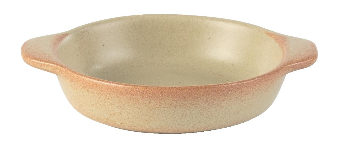 Rustico Round Eared Dish - DPS Porcelite Rustico Range
