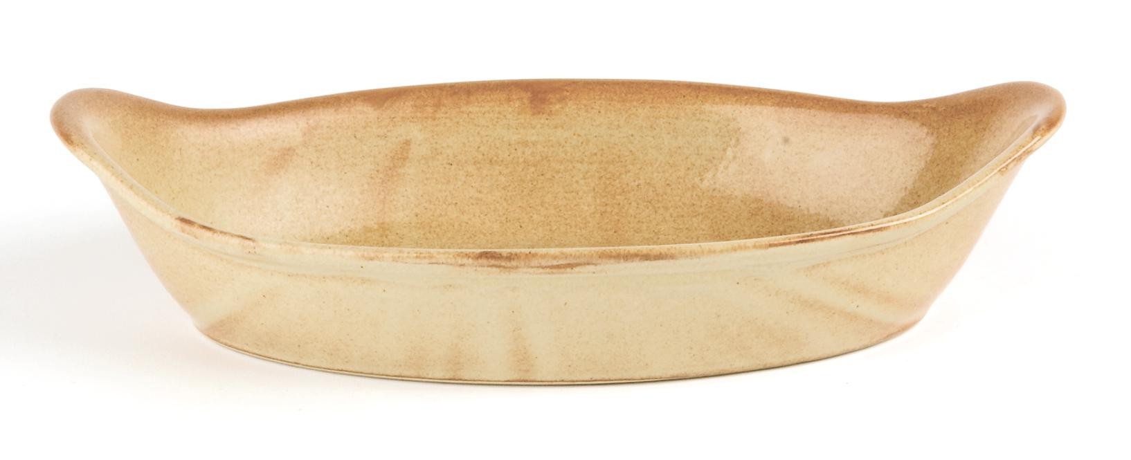 Rustico Oval Eared Dish - DPS Porcelite Rustico Range