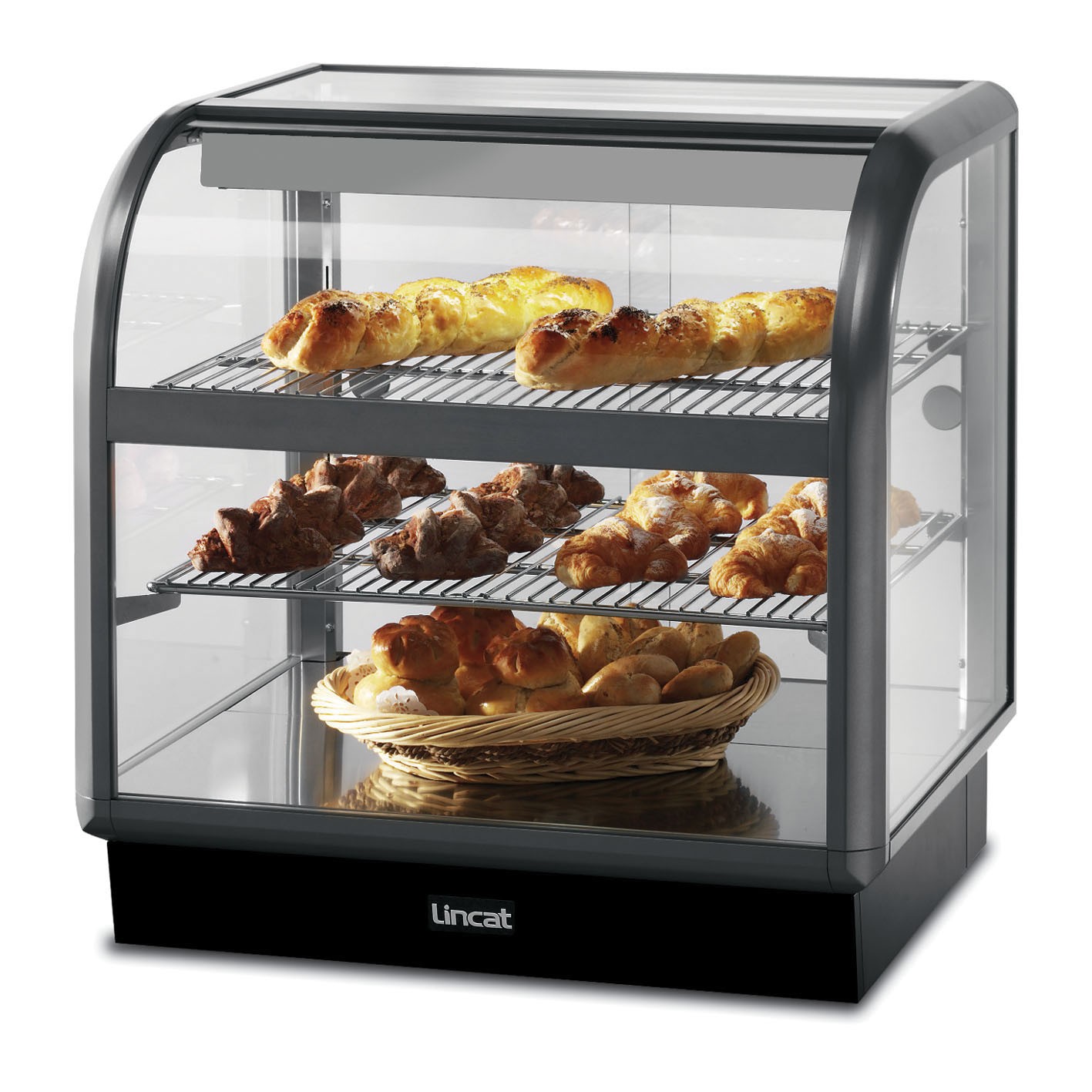650 Range Curved Front Ambient Merchandiser - Lincat Counter Display
