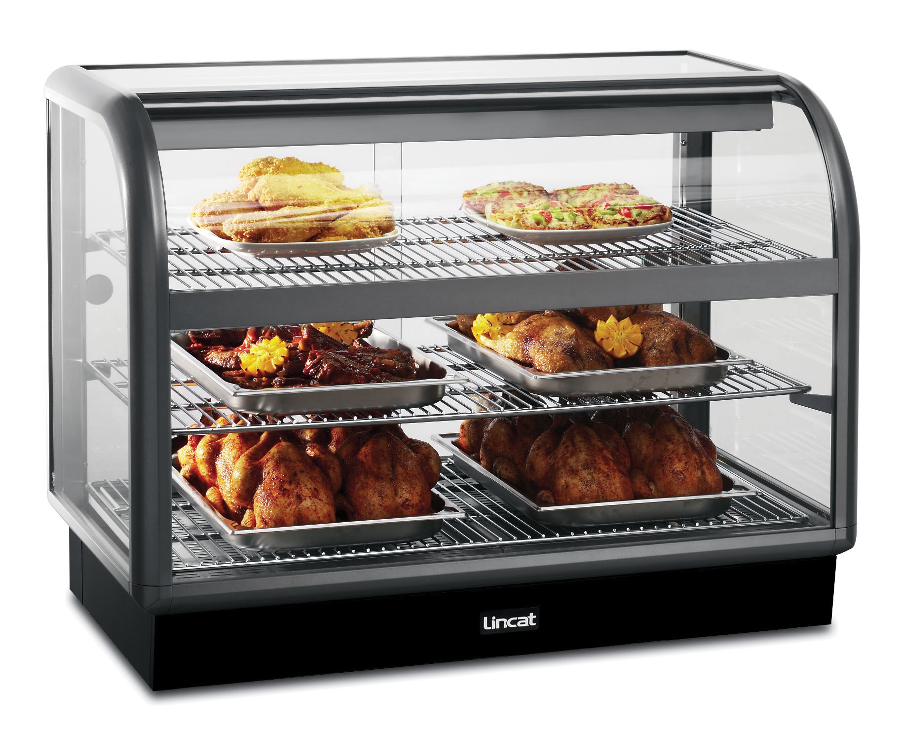 650 Range Curved Front Heated Merchandiser - Lincat Heated Display