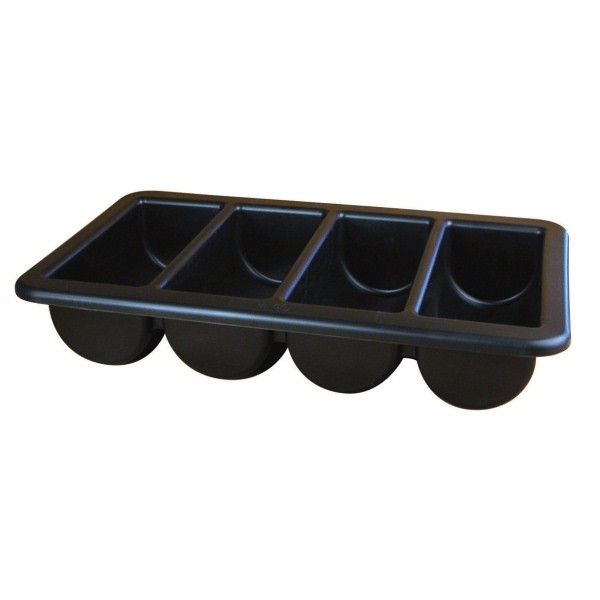 Cutlery Tray/Box Full Size Black 13" x 21" - Nevilles Extras