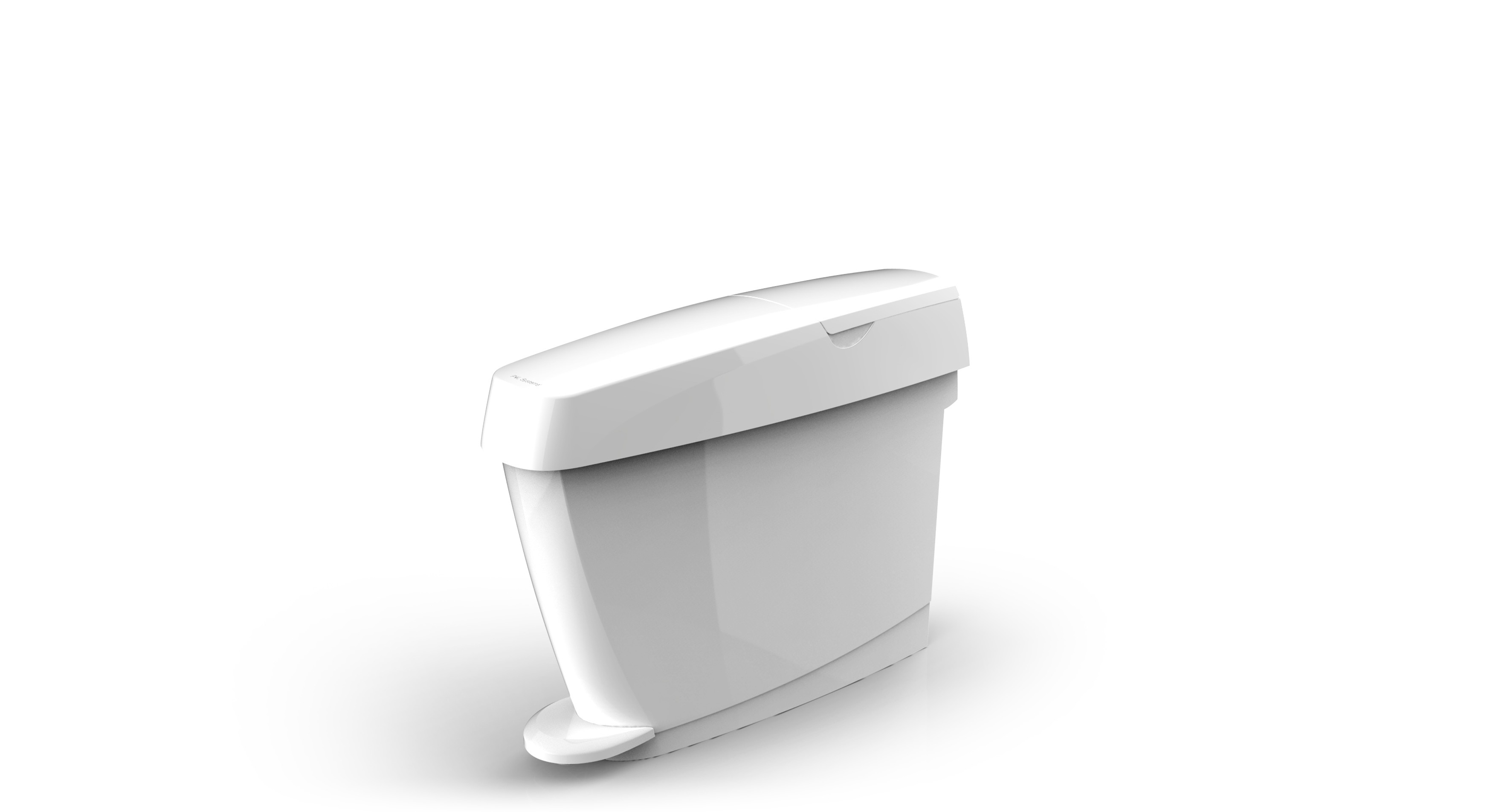 15 Litre White Feminine Hygiene Bin - P+L Systems Feminine Hygiene Bins & Accessories
