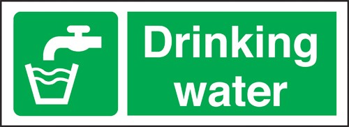 Drinking water: Self Adhesive Vinyl Notice - Mileta Signage