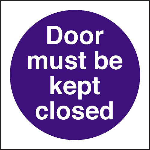 All food must be covered: Self Adhesive Vinyl Notice - Mileta Signage