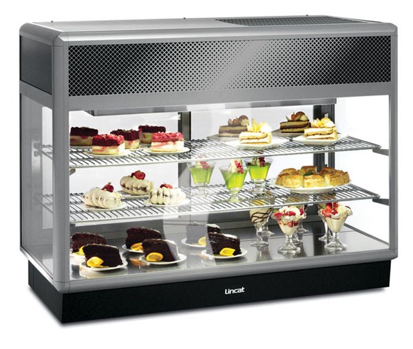 650 Range Rectangular Front Refrigerated Merchandiser - 621 W - Lincat Table Top Counters