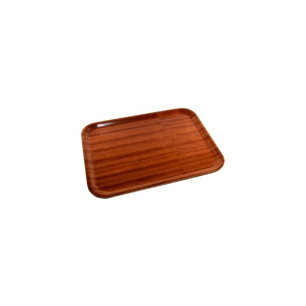 Darkwood Mahogany Tray 460 x 340mm - Nevilles Catering Trays