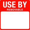Removable Use By label. 1000 per roll. - Mileta Labels