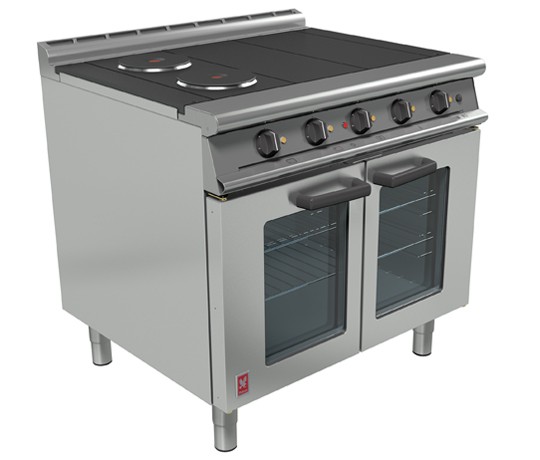 E3101OTC Four Hotplate Fan-Assisted Oven Range - Falcon Electric