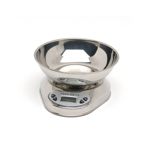 Stainless Steel Digital Scales 5Kg Graduated 1 Gm - Nevilles Kitchen Sundries