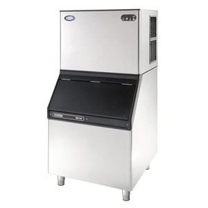 F202 Modular Ice Cuber Unit that produces 26x26x26mm Cubes at 200kg output per 24hours complete with a SB150 Bin - Foster Ice Makers