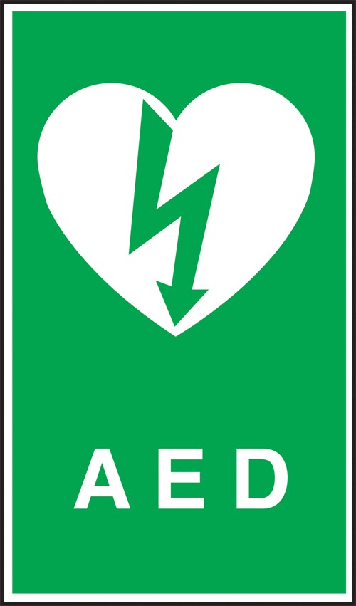 A.E.D: Semi-Rigid Notice - Mileta Signage