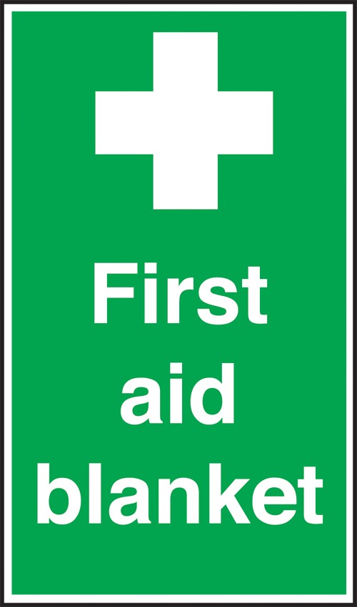 First aid blanket: Semi-Rigid Notice - Mileta Signage